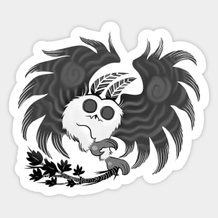 Gray Mothman Sticker